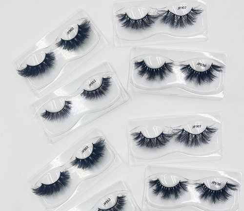💖 3D Fluffy Faux Mink Eyelashes with Custom Box & Applicator