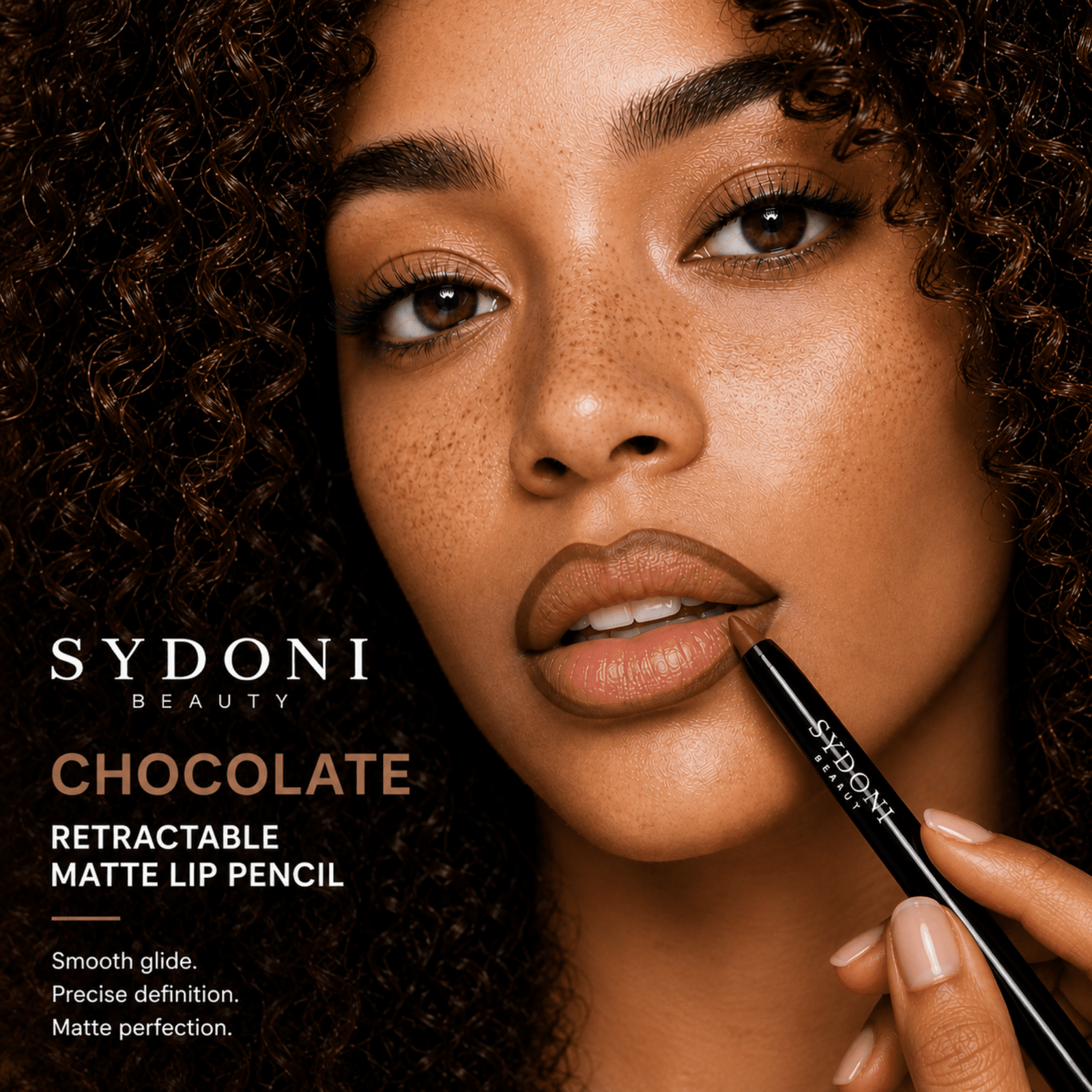 SYDONI RETRACTABLE MATTE LIP PENCIL with SHEA BUTTER 9 Rich, Smudge‑Resistant Shades