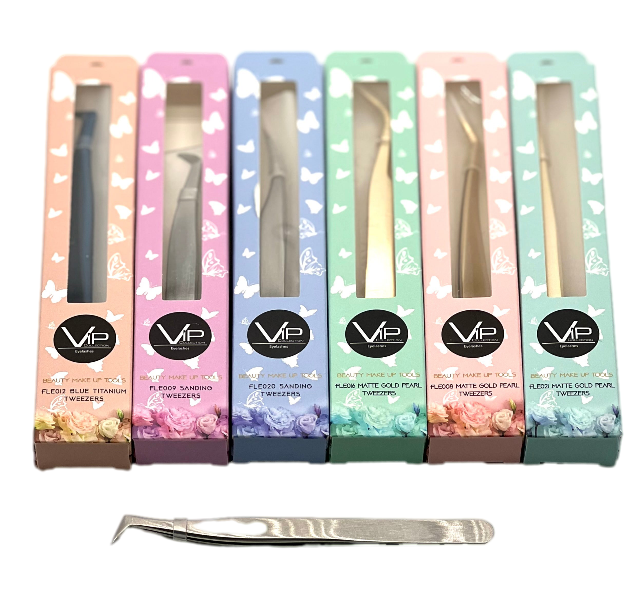 💎 VIP Eyelash Tweezers for Eyelashes – Precision Lash Applicator Tool